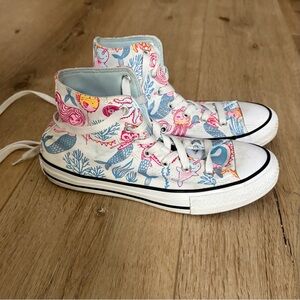 CONVERSE Chuck Taylor Kids High Top in the "Underwater Party" Size 4